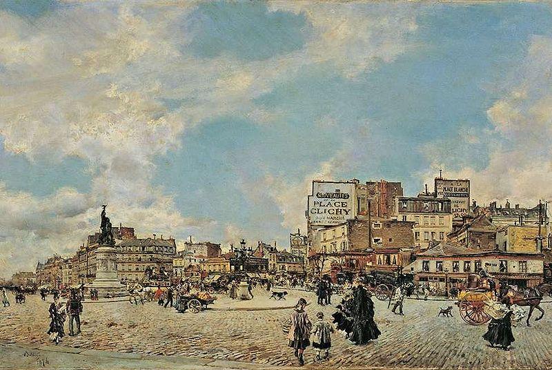 Giovanni Boldini Place Clichy oil painting image